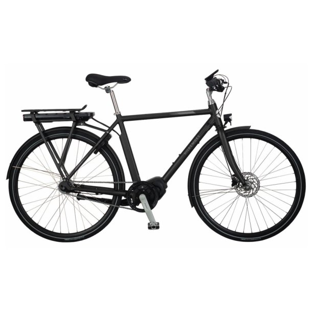 Kildemoes San Remo herre sort 7 indvendige Shimano gear - elcykel 