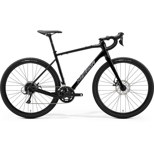 Merida Silex 200 Black/Grey/Titan Unisex 18 udvendige Shimano gear - gravelcykel