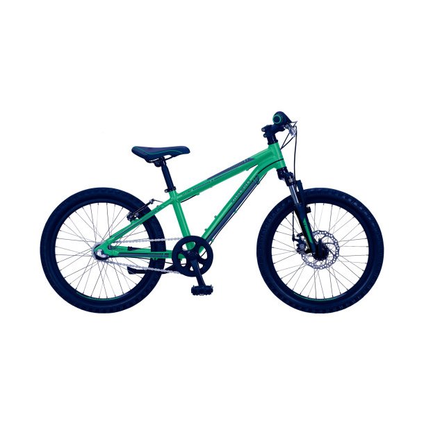 Kildemoes Intruder MTB 20" grn mat 3 indvendige Shimano gear - brne cykel