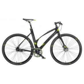 *Avenue Broadway 7 Sort/Gr�n <BR>- Dame citybike cykel KANON-TILBUD