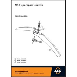 SKS ShockBoard forskrm <BR>- Til - 24"/26" Mountainbikes