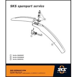 SKS ShockBlade forskrm <BR>- Til - 24"/26" Mountainbikes