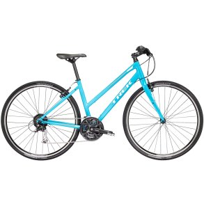 Trek FX 3 stagger Bl� <BR>- 2018 Dame sportscykel