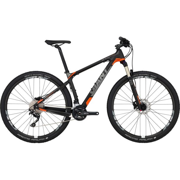 Giant XTC Advanced 29er 2 LTD<BR> - 2015 29" Carbon MTB cykel TILBUD