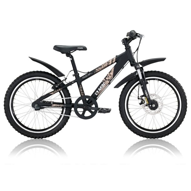 MBK Mud XP Suspension 20" Sort<BR> - 2016 MTB b�rnecykel