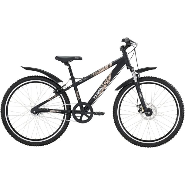 MBK Mud XP Suspension 24" Sort<BR> - 2015 MTB b�rnecykel TILBUD