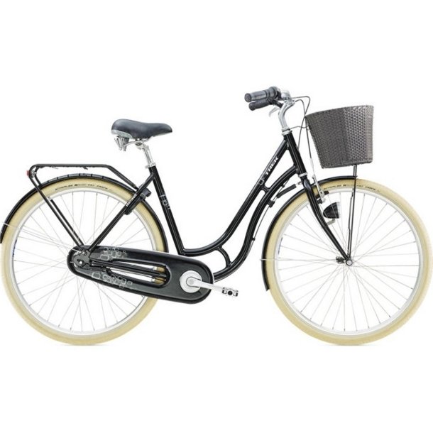 Trek Santiago 7G Sort<BR>- 2015 700C Retro damecykel TILBUD