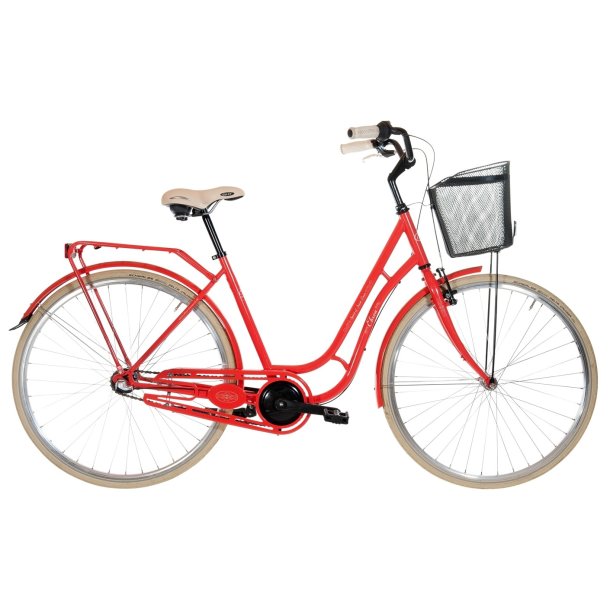 Ebsen Nostalgi 3 gear R�d<BR>- 2014 Dame cykel TILBUD