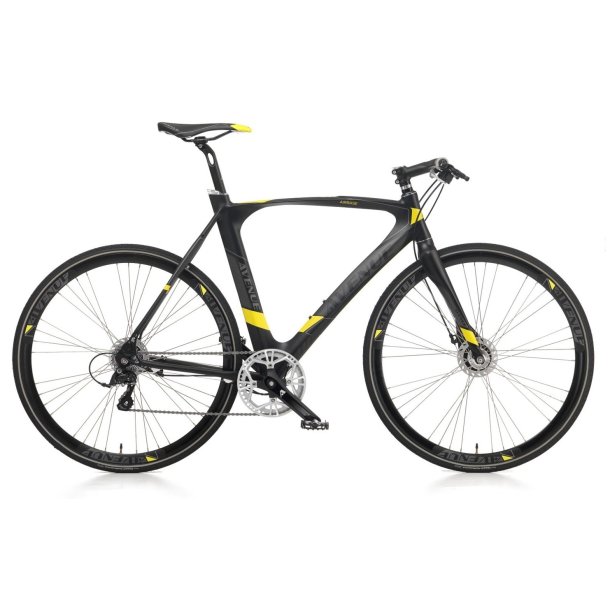 Avenue Airbase 9R Sort/Gul<BR> - 2016 Herre sportscykel