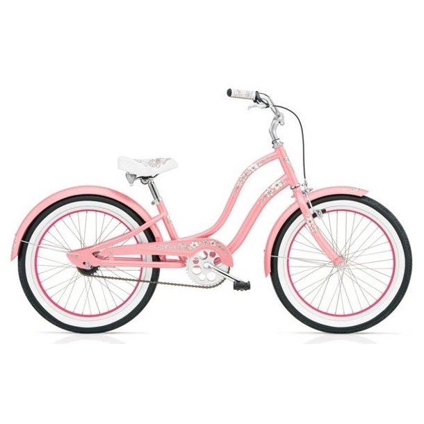 Electra Hawaii Kids 1 Lyser�d<BR> - 2016 20" Pige b�rne cruiser TILBUD