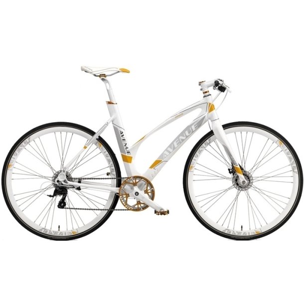 Avenue Airbase 9R Hvid<BR> - 2015 Dame sportscykel SUPER-TILBUD