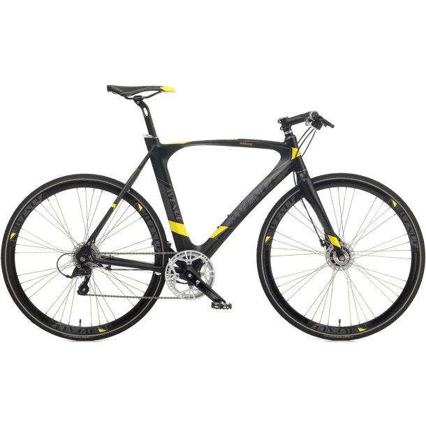 *Avenue Airbase 9R Sort/Gul <BR>- Herre sportscykel KANON-TILBUD