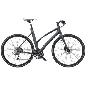 Avenue Airbase Matt Black Dame 9 udvendige Shimano gear - sportscykel