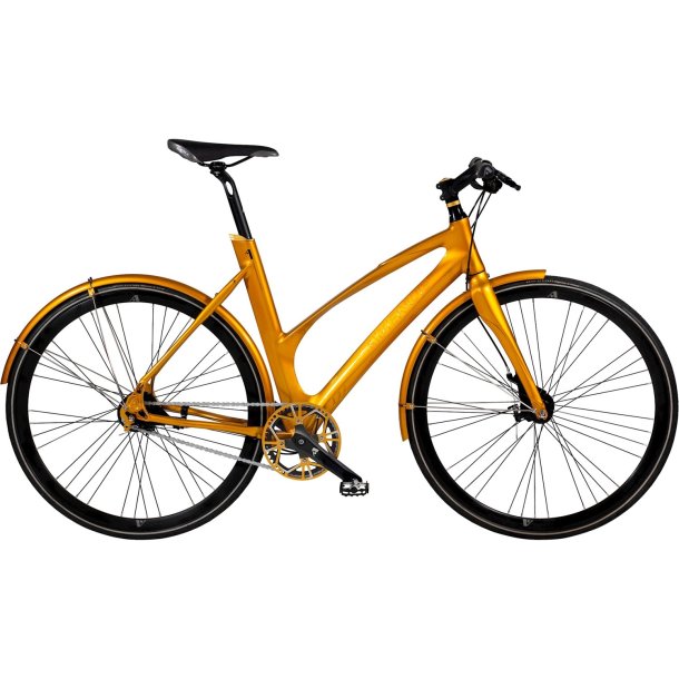 Avenue Broadway Metal 25 Guld / Gold <BR>- Dame citybike cykel LAGER-TILBUD