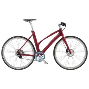 Avenue Broadway M�rker�d / Dark Red <BR>- 2019 Dame citybike TILBUD