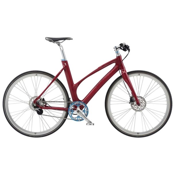 Avenue Broadway M�rker�d / Dark Red <BR>- 2019 Dame citybike TILBUD
