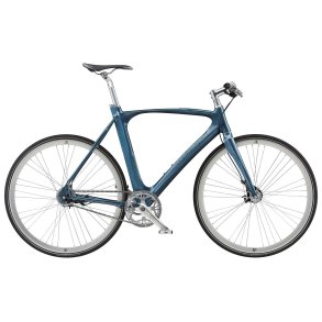 Avenue Broadway 8G Silver Blue Shiny <BR>- 2018 Herre citybike cykel SUPER-TILBUD