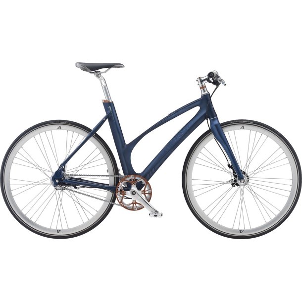 Avenue Broadway Matt Dark Blue dame 7 indvendige Shimano gear - citybike