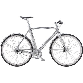 Avenue Broadway Metal polished Silver Herre 7 indvendige Shimano gear - citybike