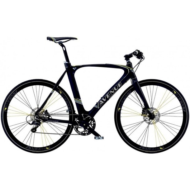 Avenue Airbase 9G H-Disc Sort<BR>- 2016 Herre sportscykel SUPER-TILBUD
