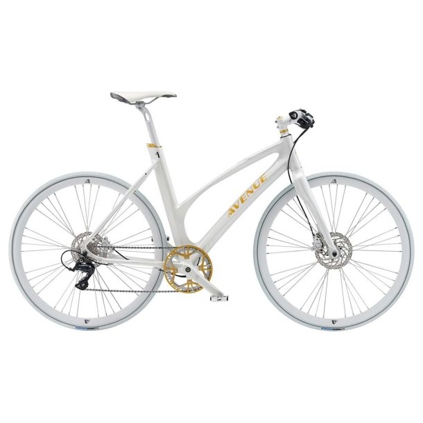 Avenue Airbase Crystal white <BR>- 2018 Dame sportscykel SUPER-TILBUD