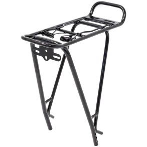 Avenue bagagebrer blanksort <BR>- Aluminium med klap