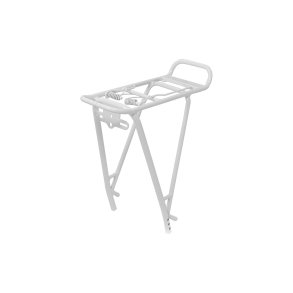 Avenue bagageb�rer Hvid <BR>- Aluminium med klap