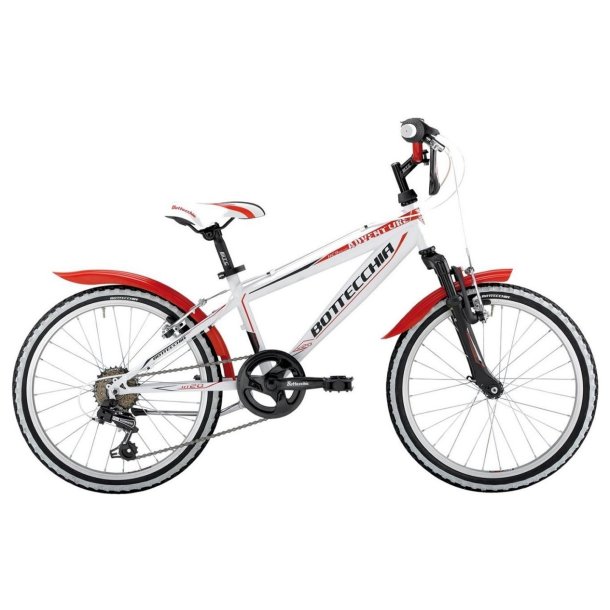 Bottecchia 030 6G Hvid/R�d<BR> - 2015 20" B�rne MTB Cykel