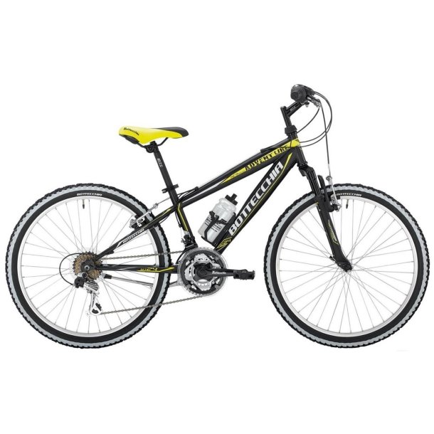 Bottecchia 050 18G Sort/Gr�n<BR> - 2015 24" B�rne MTB Cykel