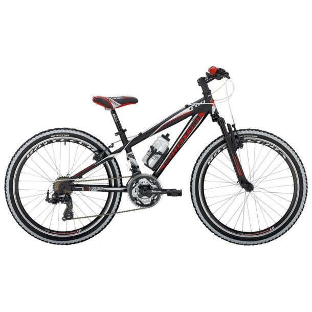 Bottecchia 060 21G Sort<BR> - 2015 24" B�rne MTB Cykel