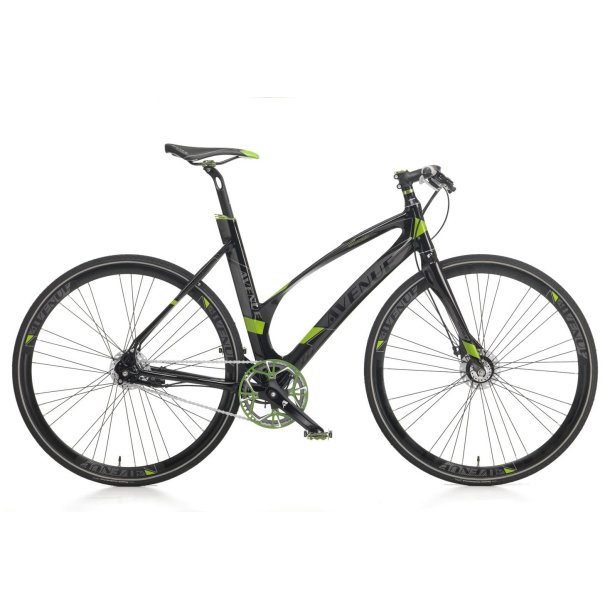 Avenue Broadway 7R Sort/Gr�n<BR> - 2016 Dame citybike cykel