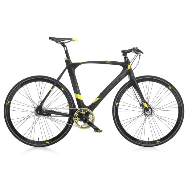 Avenue Broadway 7R Sort/Gul<BR> - 2016 Herre citybike cykel