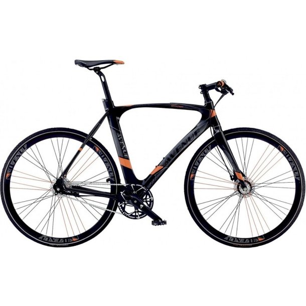 Avenue Broadway 7R Sort <BR>- 2016 Herre citybike cykel SUPER-TILBUD