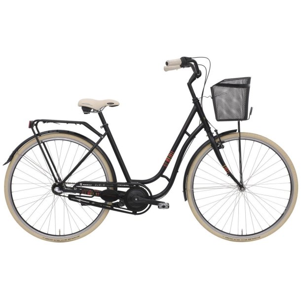 Ebsen Spirit of St. Louis 3G Sort<BR> - 2015 700C Retro damecykel TILBUD 