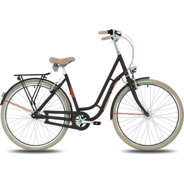 Ebsen Frappe 7G Sort/R�d<BR> - 2016 28"  Dame Retro cykel