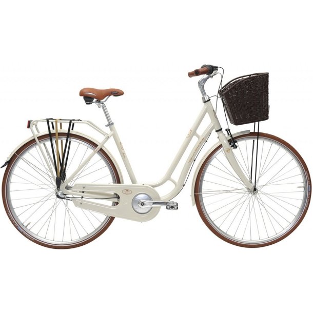 Ebsen Toulouse 3G Hvid<BR> - 2017 Retro damecykel