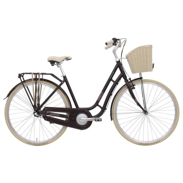 Ebsen Toulouse Lady 3G Brun<BR> - 2015 700C Retro damecykel TILBUD