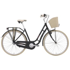 Ebsen Toulouse Lady 3G Sort<BR> - 2015 Retro damecykel SUPER-TILBUD
