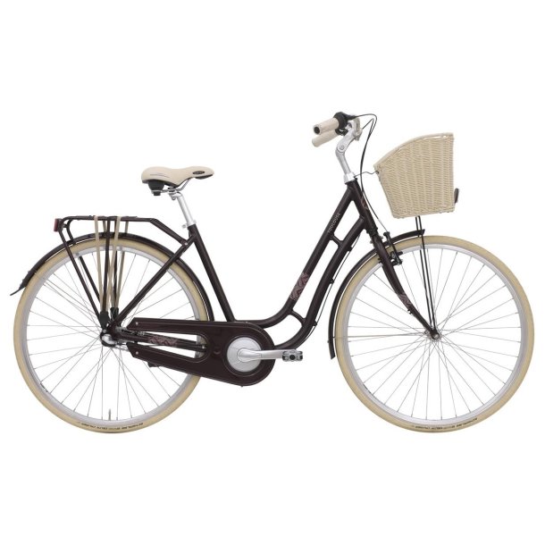 Ebsen Toulouse Lady 7G Brun<BR> - 2015 Dame Retrocykel TILBUD 