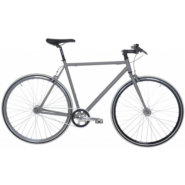 EBS Fixie Basic Gr� <BR> - 2017 Fixie Herre retrocykel
