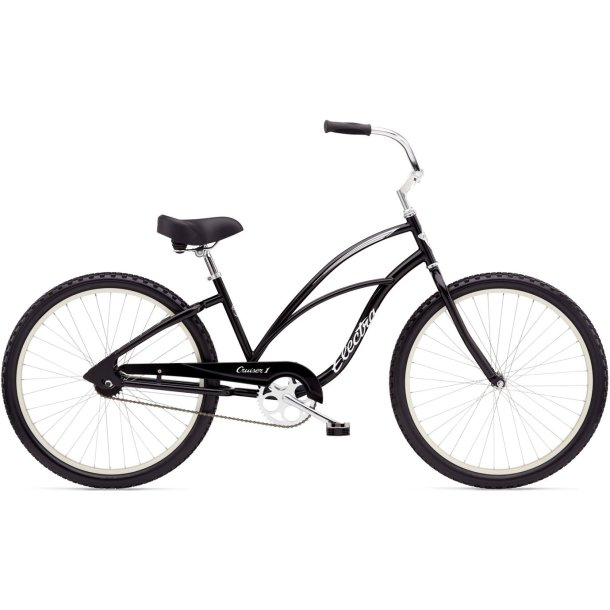 Electra Cruiser 1 Sort<BR> - 2016 26" Dame single  cruiser TILBUD