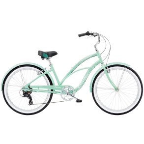 Electra Cruiser Lux 7D Gr�n <BR>- 2018 Dame cruiser cykel TILBUD