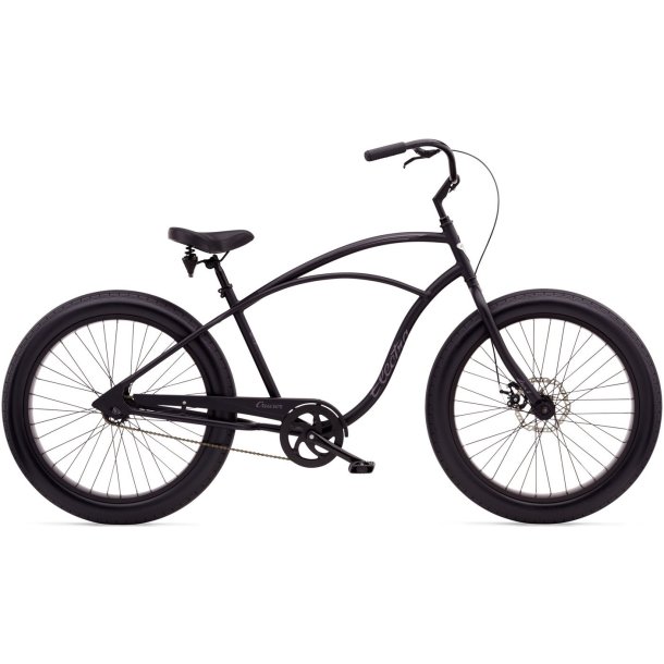 Electra Cruiser Lux Fat 1 Sort<BR> - 2017 Herre single TILBUD cruiser