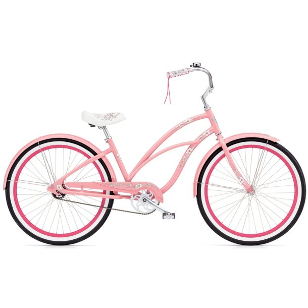 Electra Hawaii 3i Pink<BR> - 2016 26" Dame cruiser TILBUD