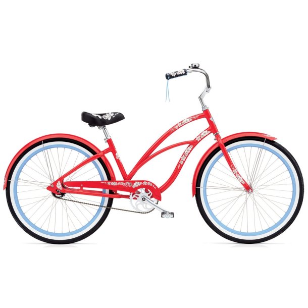 Electra Hawaii 3i R�d<BR> - 2016 26" Dame cruiser TILBUD