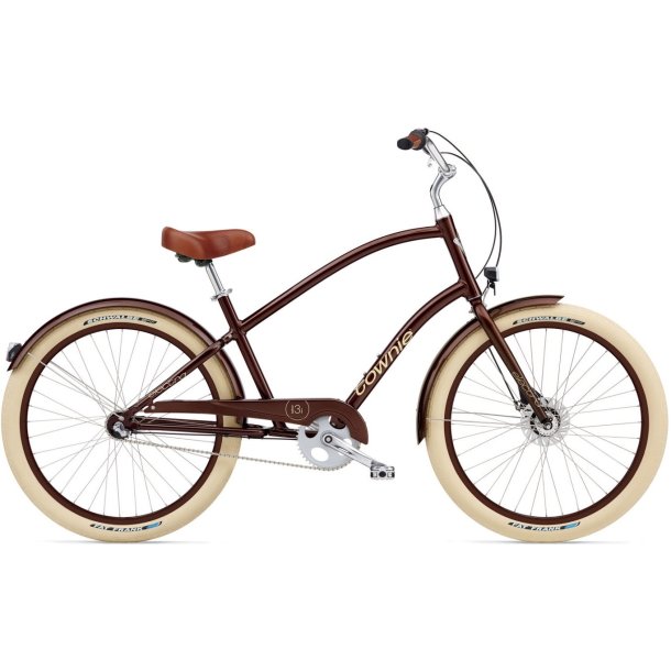 Electra Townie Balloon 3i Brun<BR>- 2016 Herre citybike cykel TILBUD