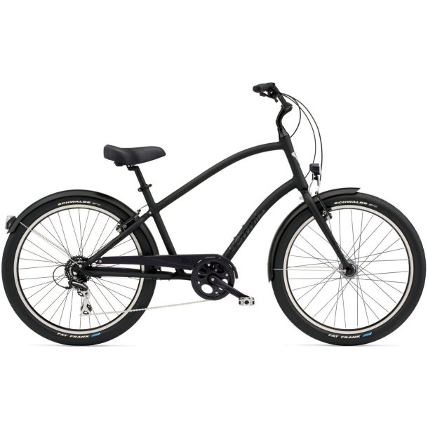 Electra Townie Balloon 8D EQ Sort<BR>- 2016 Herre sportscykel TILBUD