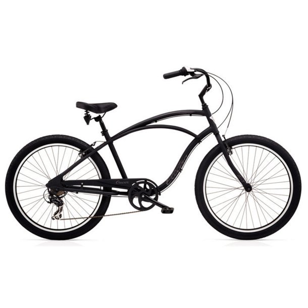 Electra Cruiser Lux 7D Sort <BR>- 2018 Herre cruiser cykel TILBUD