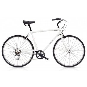 Electra Loft 7D Hvid<BR> - 2017 Herre sportscykel