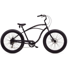 Electra Cruiser Lux Fat 7D Sort <BR>- 2018 Herre cruiser cykel TILBUD